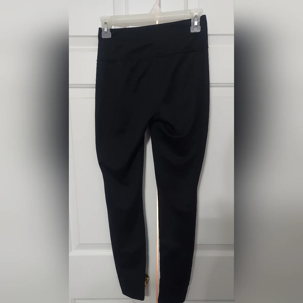 Patagonia Jet Black Performance Leggings XS EUC Athletic Yoga Running Pants - Picture 4 of 7